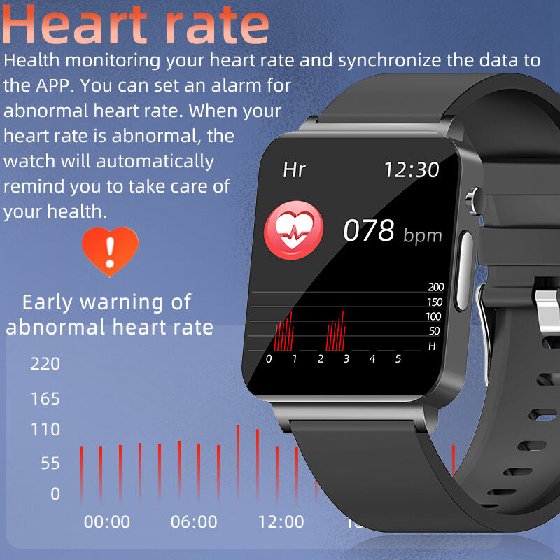 KS03 Smart Watch Health Monitoring 1.72-inch HD Sports Waterproof Cycling Running Mountain Climbing Smart Watch